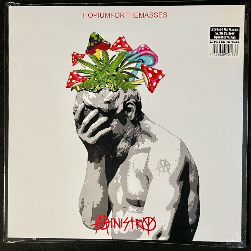 Ministry Hopiumforthemasses Green Yellow Splatter Vinyl, LP, Nuclear Blast NEW